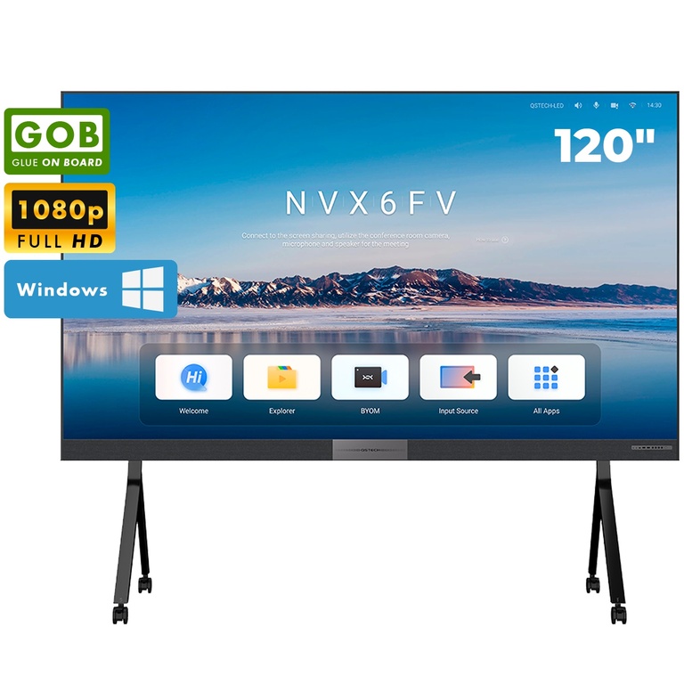 QSTECH 120" FHD 12013, 2.694×1.624 (Windows, покрытие GOB)